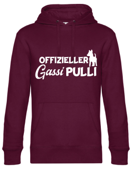 Premium Kapuzenpullover, Hoodie mit Motiv: Offizieller Gassi Pulli, Farbe nach Wahl