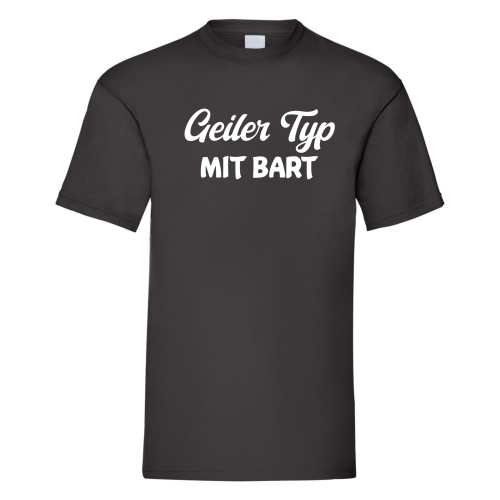 Geiler Typ Männer T‑Shirt – Varianten: Glatze, Bauch oder Bart – Lustiges Funshirt