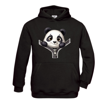 Kinder Hoodie, Kapuzenpullover "Tiermuster nach Wahl - Panda, Pinguin, Schildkröte