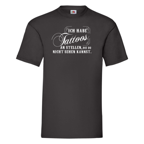 Tshirt, Funshirt oder Tanktop - Ich habe Tattoos...