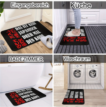 Fußmatte Japanisch lesen...Geh mal Bier holen