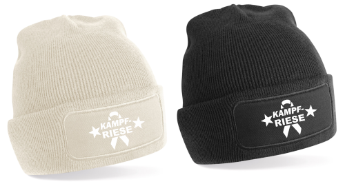 One Size Beanie, Mütze mit Spruch: Kampfriese