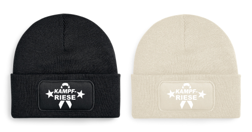 One Size Beanie, Mütze mit Spruch: Kampfriese