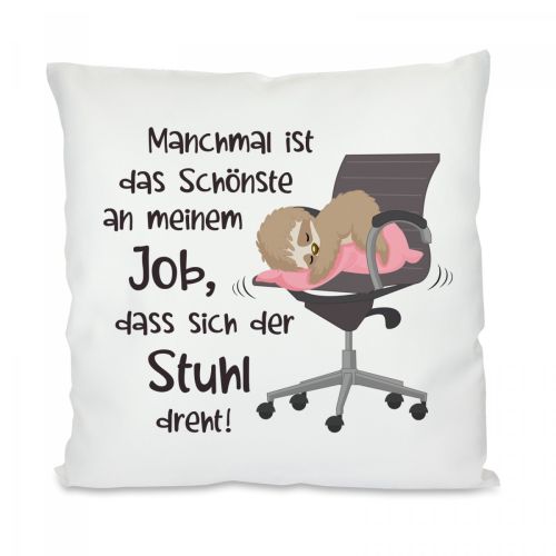 Kissen oder Tasse: Das Schönste an meinem Job