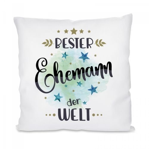 Kissen oder Tasse: Beste Ehefrau der Welt! - Bester Ehemann der Welt!