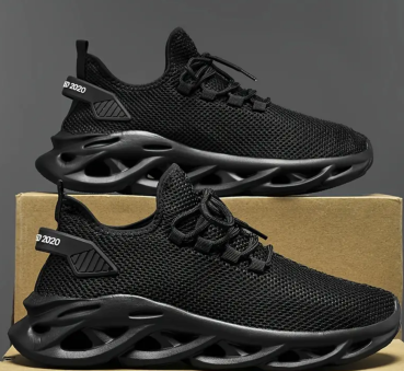 Luftige Fitnessschuhe mit Schnürsystem – Bequeme Slip-On Sneaker mit Geruchsschutz & flexiblem Mesh-Obermaterial