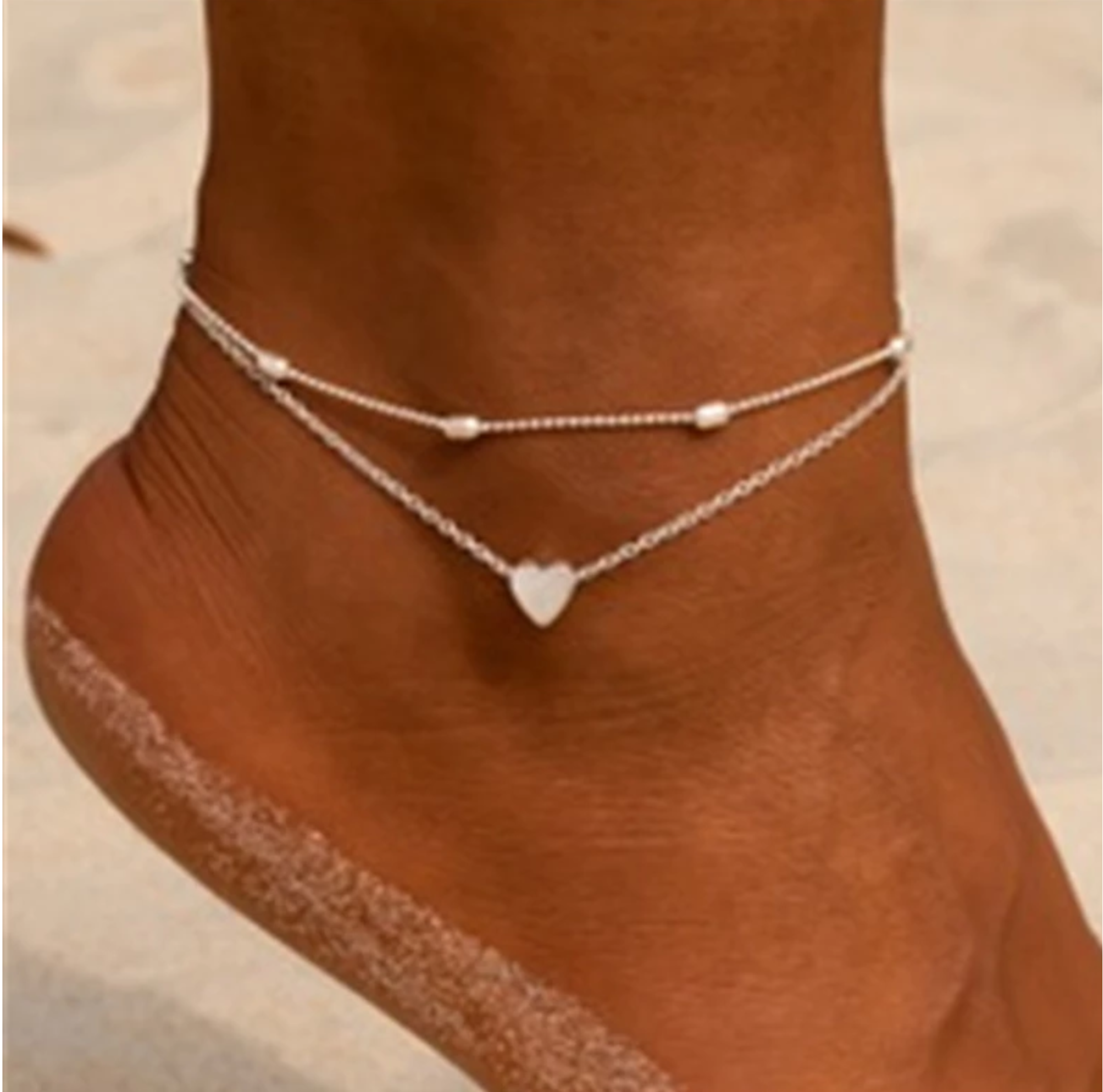 Amazon.com: BETHYNAS Beaded Barefoot Sandles Beach Ankle Bracelet with Toe  Ring Boho Summer Foot Chain Bridal Wedding Foot Jewelry for Women and Girls  (Style 1- Black) : Clothing, Shoes & Jewelry