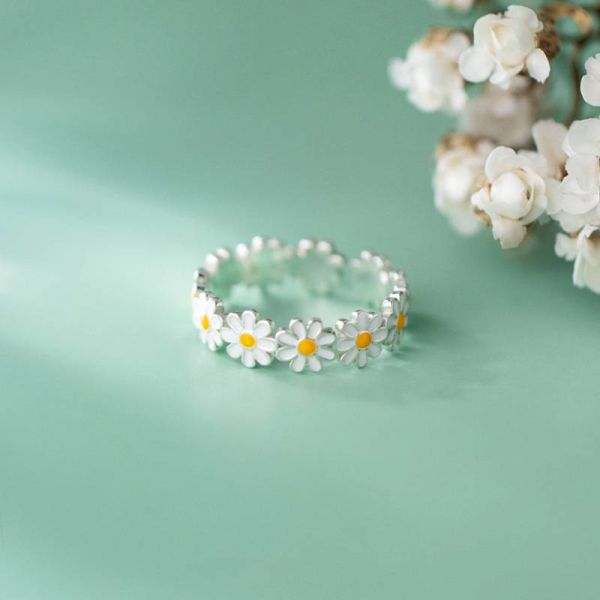 Damen Ring "Gänseblümchen, Freundschaftsring - verstellbar