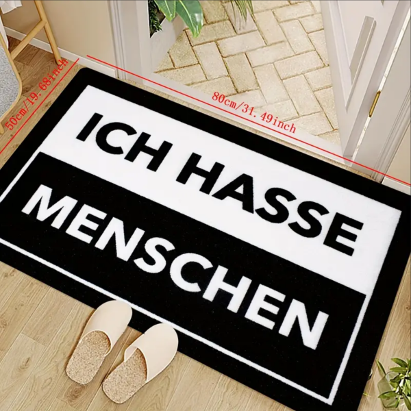Fußmatte ICH HASSE MENSCHEN