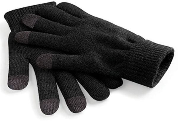 TouchScreen Smart Handschuhe,  bedruckt mit Spruch "Labere mich nicht voll"