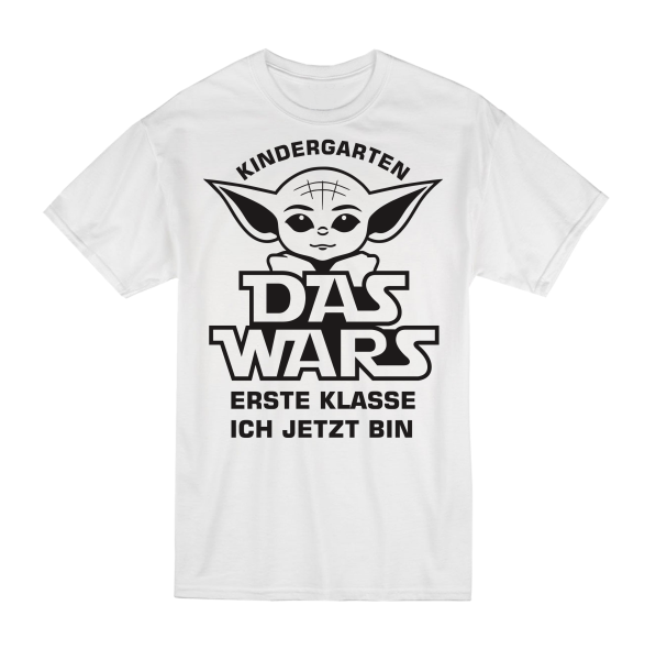 Kindershirt Kinder T-Shirt: Kindergarten DAS WARS - Erste Klasse ich jetzt bin