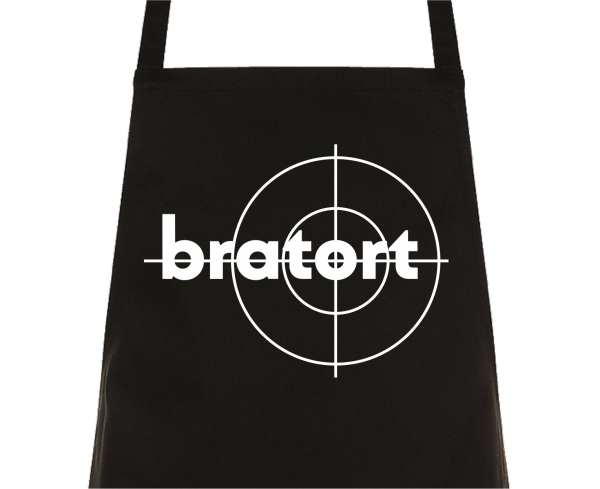 Grillschürze, Kochschürze mit Spruch "Bratort" Schürze für Köche, Bäcker Geschenke Papa Opa Mama Oma