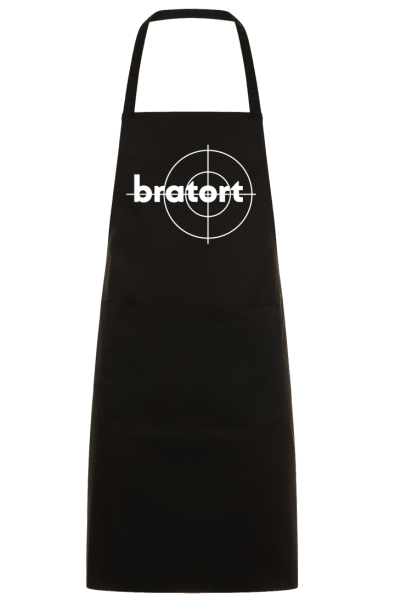 Grillschürze, Kochschürze mit Spruch "Bratort" Schürze für Köche, Bäcker Geschenke Papa Opa Mama Oma