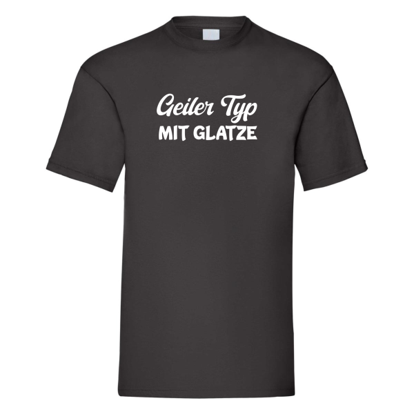 Geiler Typ Männer T‑Shirt – Varianten: Glatze, Bauch oder Bart – Lustiges Funshirt