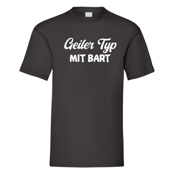Geiler Typ Männer T‑Shirt – Varianten: Glatze, Bauch oder Bart – Lustiges Funshirt