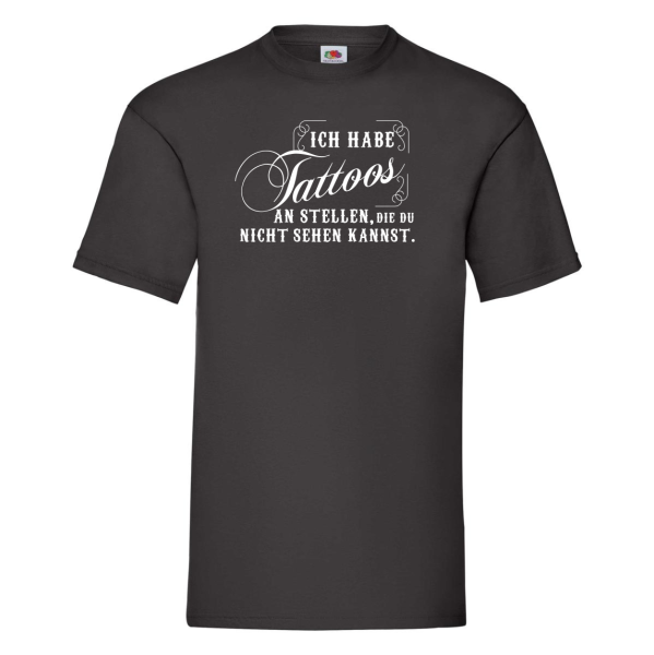Tshirt, Funshirt oder Tanktop - Ich habe Tattoos...
