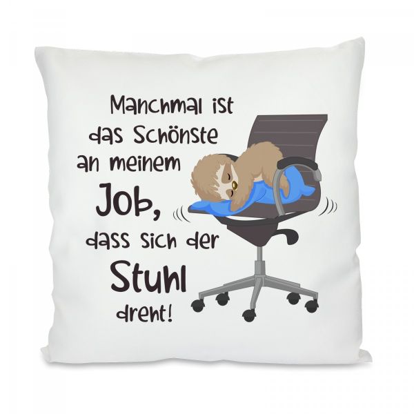 Kissen oder Tasse: Das Schönste an meinem Job