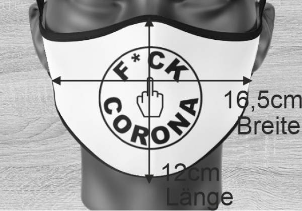 Mund Nase Maske "Corona - NEIN Danke"