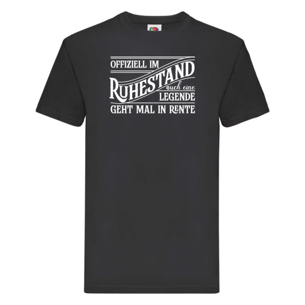 Funshirt ,Tanktop oder Shirt - Offiziell im Ruhestand, auch mal eine Legende geht in die Rente.