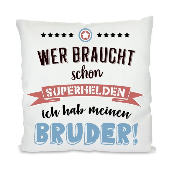 Kissen oder Tasse: Wer braucht schon Superhelden