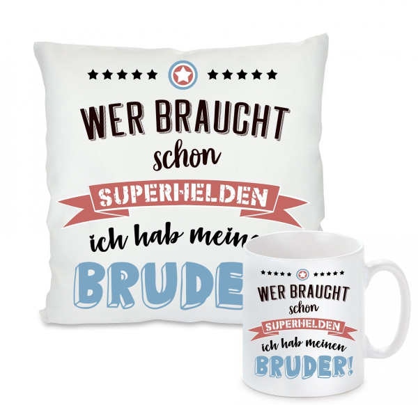Kissen oder Tasse: Wer braucht schon Superhelden