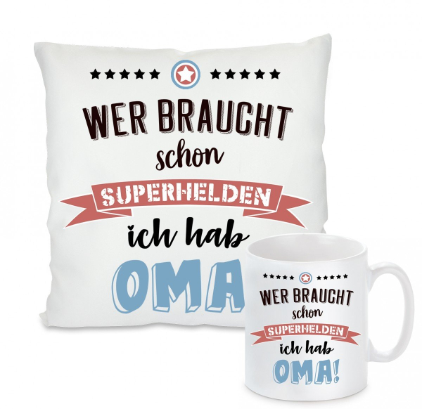 Kissen oder Tasse: Wer braucht schon Superhelden
