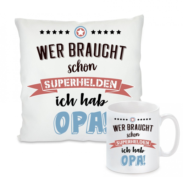 Kissen oder Tasse: Wer braucht schon Superhelden