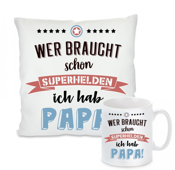 Kissen oder Tasse: Wer braucht schon Superhelden