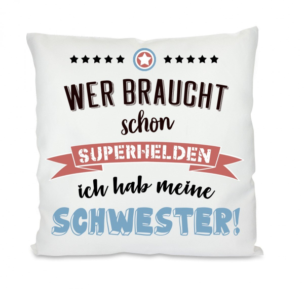 Kissen oder Tasse: Wer braucht schon Superhelden