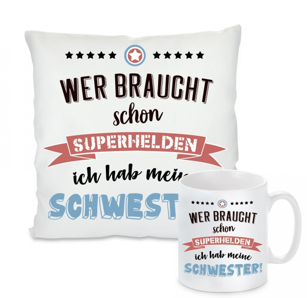 Kissen oder Tasse: Wer braucht schon Superhelden