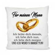 Kissen mit Motiv Modell: Ich liebte dich damals...