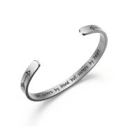 Armreifen "Not sisters by blood but sisters by heart "