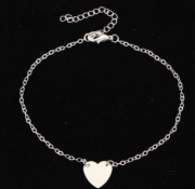 Armband mit Strasssteinherz
