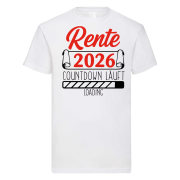 Funshirt  Shirt - RENTE COUNTDOWN LÄUFT