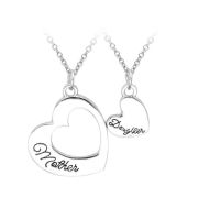 Mutter und Tochter Halskette / Mother Daughter Herzkette