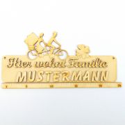 Türschild 235 mm Motiv Tandem zum Basteln