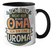 Schwarzweiße oder weiße Tasse "Ich bin nicht nur ein/e Opa/ Oma, ich bin ein/e Uropa / Uroma"