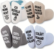 4 Paare Baby Socken 0-12 Monate Rutschfest Atmungsaktiv Bequem