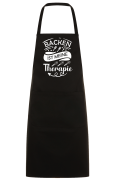 Kochschürze mit Spruch "Backen - ist meine Therapie" Backen Schürze  Geschenke Mama Oma