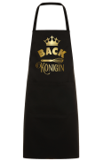 Kochschürze mit Spruch "Back Königin" Backen Schürze  Geschenke Mama Oma