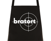 Grillschürze, Kochschürze mit Spruch "Bratort" Schürze für Köche, Bäcker Geschenke Papa Opa Mama Oma