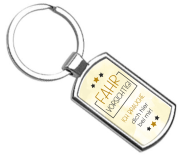 Metall Schlüsselanhänger: Fahr vorsichtig! Ich brauche dich hier bei mir!