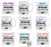 Weißes Kissen oder Tasse: WIR haben versucht für Dich das perfekte Geschenk zu finden...