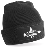 One Size Beanie, Mütze mit Spruch: Kampfzwerg