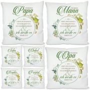 Kissen mit Motiv - Ich liebte dich damals, ich liebe dich nun....- Opa / Papa / Bruder / Sohn / Onkel / Mann / Freund.