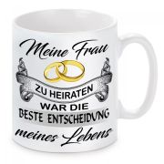 Tasse mit Motiv Modell: Die beste Entscheidung