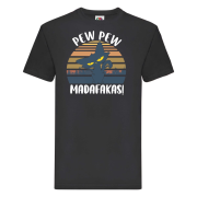 Tshirt, Funshirt oder Tanktop - mit Motiv: PEW PEW...Motiv Katze