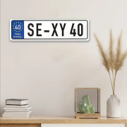 1Stk. Metall Aluminium Blechschild Sexy 40 Geburtstagsgeschenk
