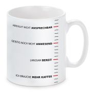 Tasse mit Motiv - Ich brauche mehr Kaffee!