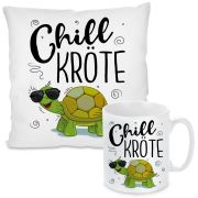Kissen oder Tasse: Chillkröte